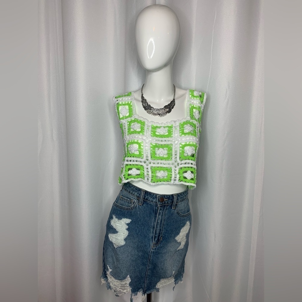HOLLISTER Ultra High-Rise denim skirt